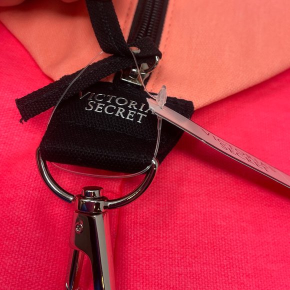 Victoria's Secret Bags New Victorias Secret Hot Pink Coral Sling Backpack Beach Bag Tote